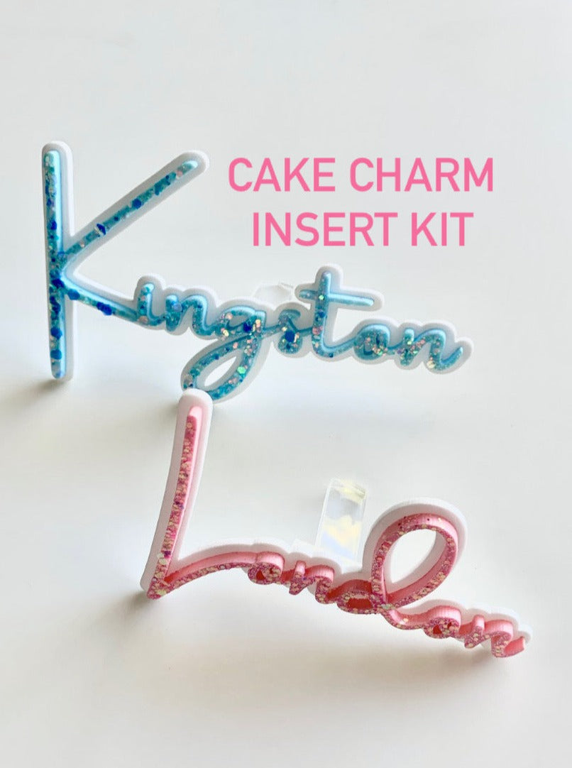 Cake Charm Acrylic Insert Kit