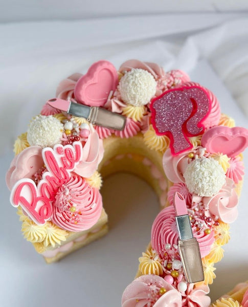 Doll Inspired Theme Double Layered Acrylic Cupcake Charms
