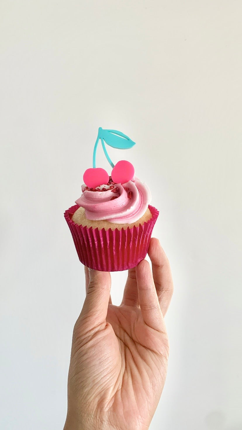 Valentine's Cherry Cupcake Cake Charms