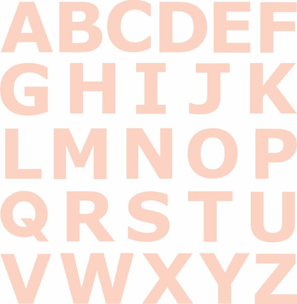 Letter Alphabet Cookie Cake Acrylic Guide Template