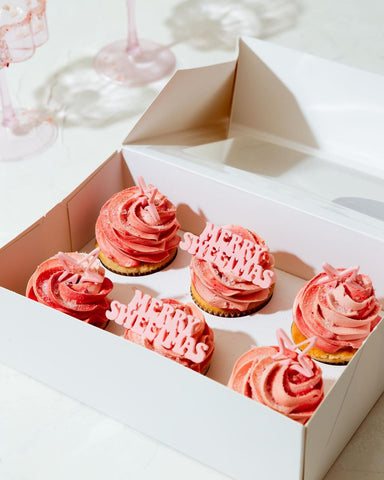 Merry Sweetmas Acrylic Cupcake Charms - set of 3