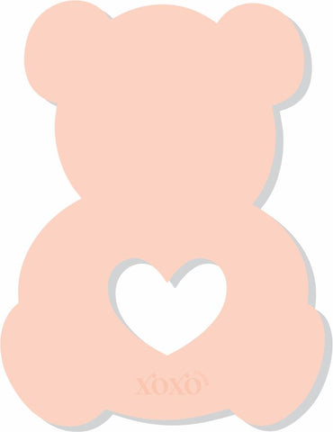 Valentine's Bear Cookie Cake Acrylic Guide Template