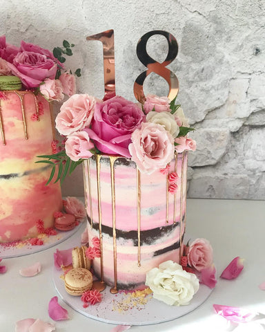 Custom Number 18th 21st 30th Birthday Cake Topper