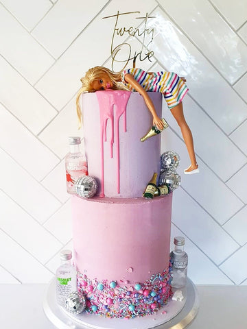 Mini twenty one 21st Birthday Acrylic Cake Topper