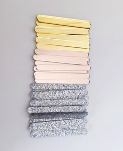 Mirror Glitter Acrylic Cakesicle Popsicle Sitcks