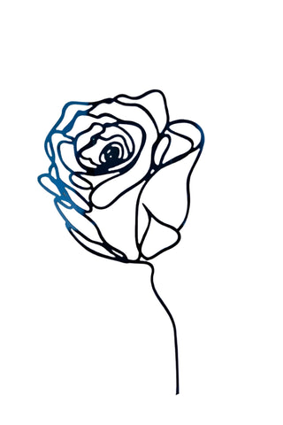 Illustration Fine Art Rose Cake Charm