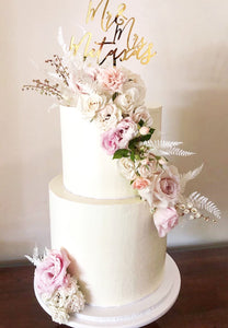 Mr & Mrs Mr & Mr Mrs & Mrs Custom Surname Handwriting Wedding Cake Topper